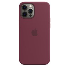 Чехол для Apple iPhone 12 Pro Max Silicone Case with MagSafe - Plum (MHLA3)
