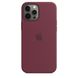 Чехол для Apple iPhone 12 Pro Max Silicone Case with MagSafe - Plum (MHLA3)