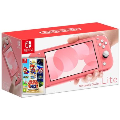 Портативна ігрова приставка - Nintendo Switch lite (Coral)