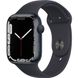 Смарт-Годинник - Apple Watch Series 7 GPS 41mm Midnight Aluminum Case With Midnight Sport Band (MKMX3)
